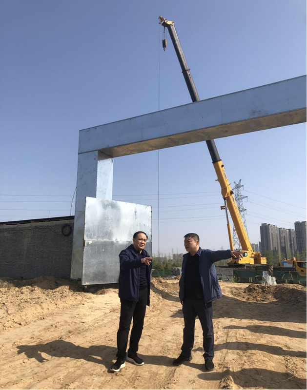 爱游戏(ayx)中国官方网站党委委员、副总经理张岩到侯寨新镇区安置区调研项目建设工作