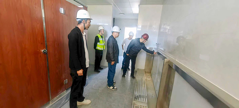 爱游戏(ayx)中国官方网站 第六十七高级中学项目部国庆、中秋安全生产检查简报